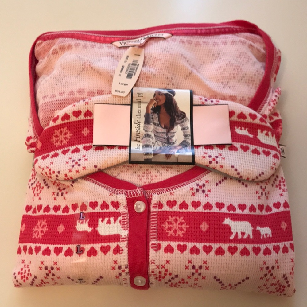 (SOLD)Victoria’s Secret Thermal PJ